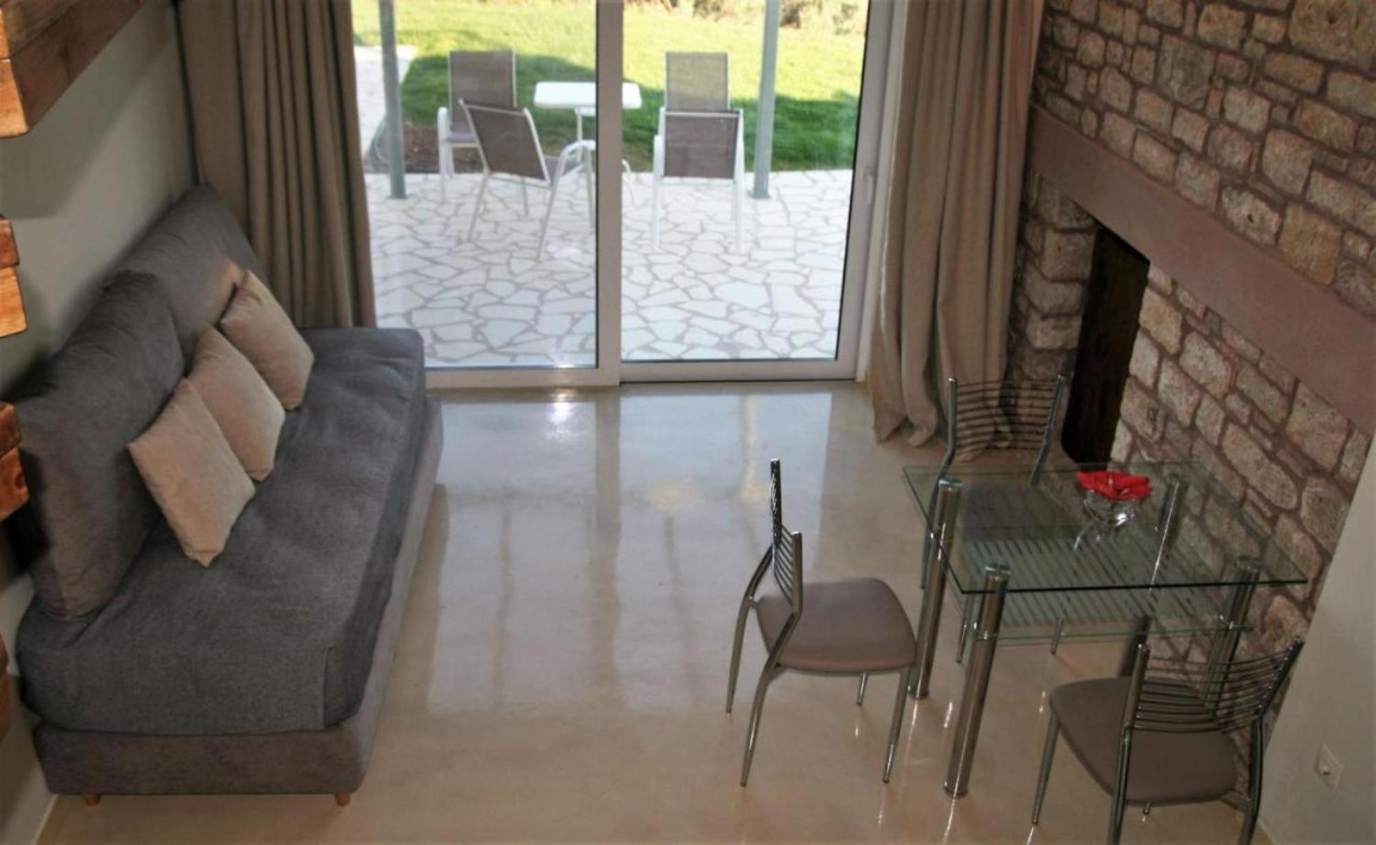 Stone Bay Houses In Messinia Kalamaki Beach Area Chrani Exterior photo